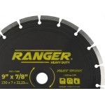 Disco Diamantado Ranger Segmentado 230Mm Seco Rdd-1500