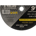 Disco De Corte Para Inox Ranger 9 X 2,0Mm Rdi-2300