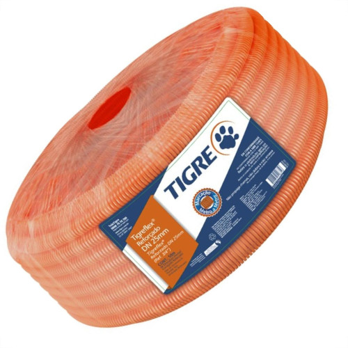 Conduite Corrugado Laranja Tigre 1X25M *32Mm