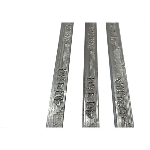 Solda Estanho 40X60 (+-06Barras Por 1Kg) 438 - Kit C/2 