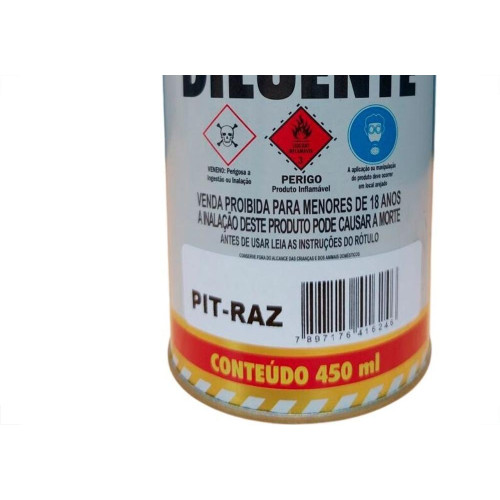 Aguarras Pitbull 450Ml - Kit C/6 