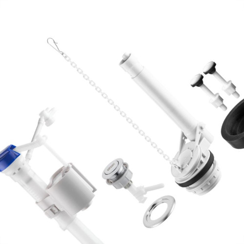 Mecanismo Acoplado Herc Single Flush Acionamento Superior Castelo 