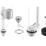 Mecanismo Acoplado Herc Single Flush Acionamento Superior Castelo 