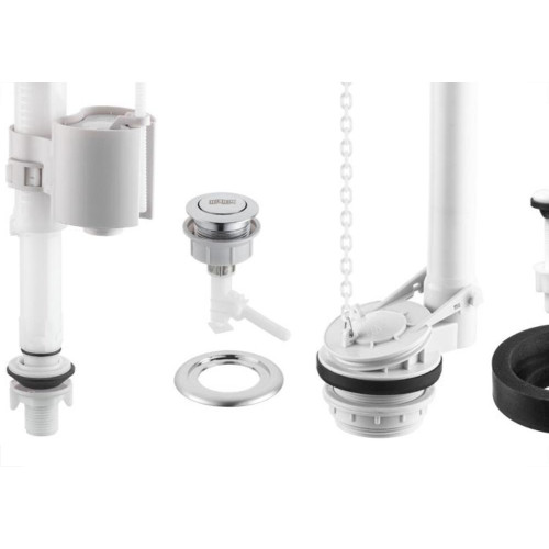 Mecanismo Acoplado Herc Single Flush Acionamento Superior Castelo 