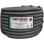 Conduite Corrugado Tubosbravo Cinza   3/4''X50M Ccz3450
