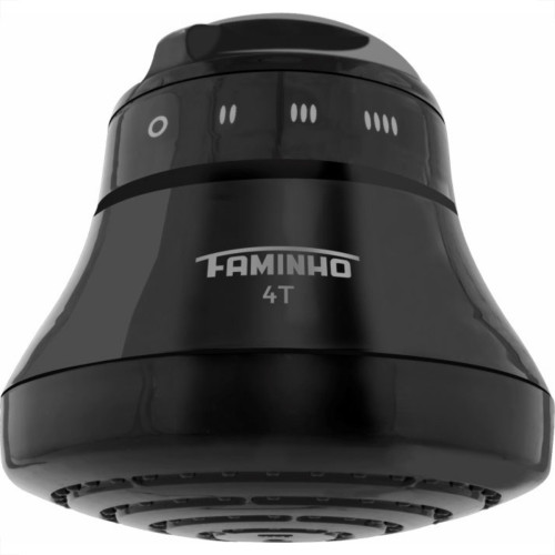 Ducha Fame Faminho 4 Temperaturas Preta 127V 5400W 30Cm 238601
