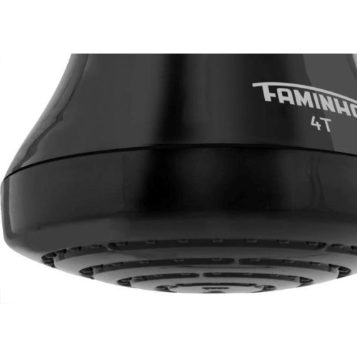 Ducha Fame Faminho 4 Temperaturas Preta 127V 5400W 30Cm 238601