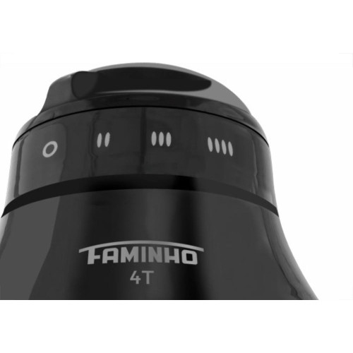 Ducha Fame Faminho 4 Temperaturas Preta 127V 5400W Com Cano 30Cm 242121