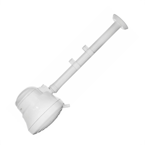 Ducha Fame Faminho 4 Temperaturas Branca 127V 5400W Com Cano 30Cm 242141