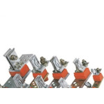 Base Nh Cebel Unipolar 00 06/125A 400001 - Kit C/6 