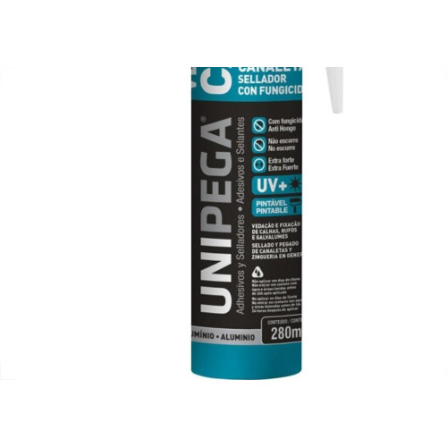 Cola Sela Calha Unipega Aluminio  280G