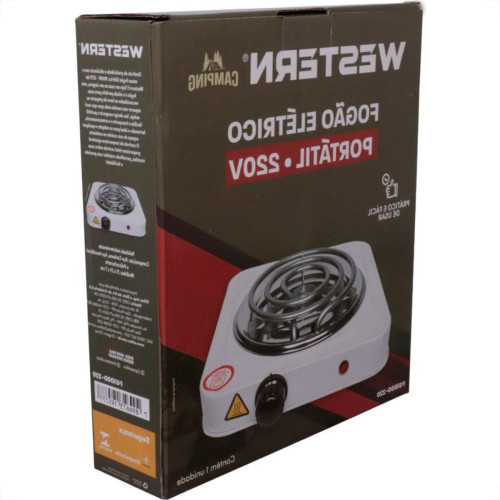 Fogao 1 Boca Eletrico Western 220V 1000W Fg1000-220