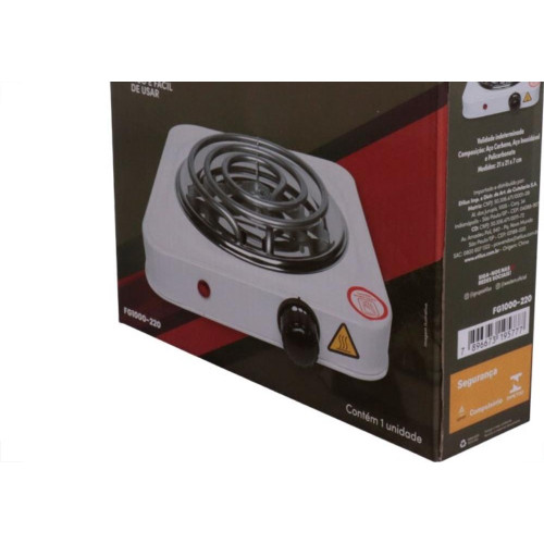 Fogao 1 Boca Eletrico Western 220V 1000W Fg1000-220