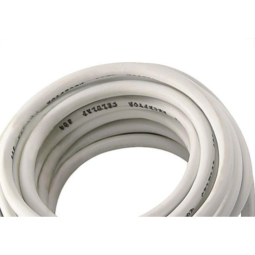Fio Coaxial Interneed Rg 06 Com Conector Branco 67 100pcs 1,0M 007203