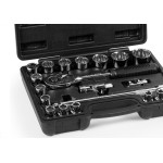 Jogo Soquete Estriado 1/2'' Robust 20 Pecas 8-32Mm 