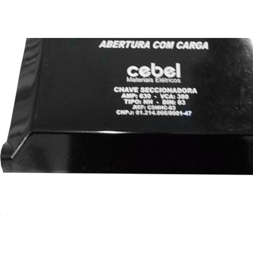 Chave Nh Cebel Seccionadora Sem Carga 01/250A 100007