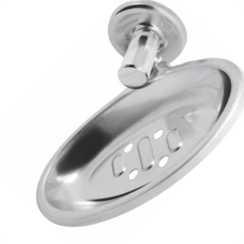 Acessorio Wc Clarainox Aco Saboneiteira Parede Cromado 67015