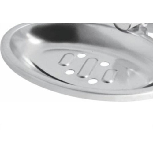 Acessorio Wc Clarainox Aco Saboneiteira Parede Cromado 67015