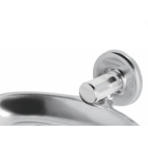 Acessorio Wc Clarainox Aco Saboneiteira Parede Cromado 67015