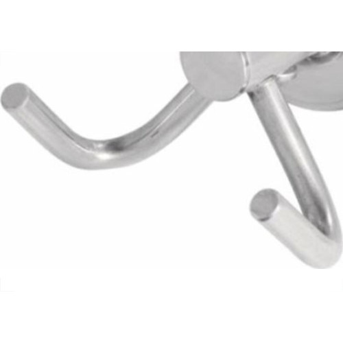 Acessorio Wc Clarainox Aco Cabide Duplo Cromado 25017