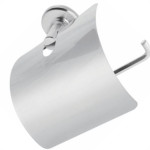 Acessorio Wc Clarainox Aco Papeleira Com Tampa Cromado 48012