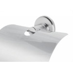 Acessorio Wc Clarainox Aco Papeleira Com Tampa Cromado 48012