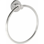 Acessorio Wc Clarainox Aco Porta Toalha Argola Cromado 91007