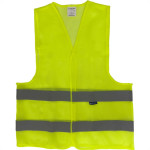 Colete Para Sinalizacao Brasfort 2 Linhas Amarelo G 9093