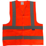 Colete Para Sinalizacao Brasfort 4 Linhas Laranja G 9099