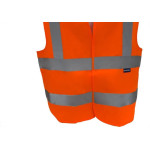 Colete Para Sinalizacao Brasfort 4 Linhas Laranja G 9099