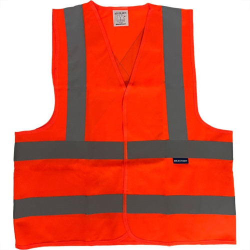 Colete Para Sinalizacao Brasfort 4 Linhas Laranja Xg 9100