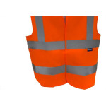 Colete Para Sinalizacao Brasfort 4 Linhas Laranja Xg 9100