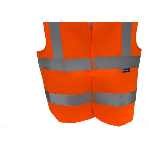 Colete Para Sinalizacao Brasfort 4 Linhas Laranja Xg 9100