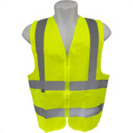 Colete Para Sinalizacao Brasfort 4 Linhas Com Ziper Amarelo Xg 9102