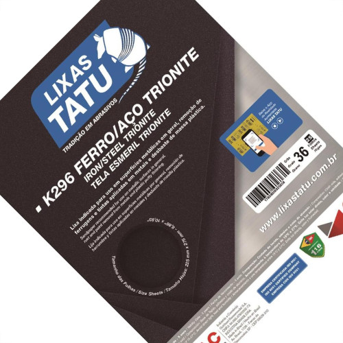 Lixa Ferro Tatu 36 K29600360050 - Kit C/50 