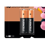 Pilha Duracell Alcalina Pequena Aa Cartela 2Pecas 