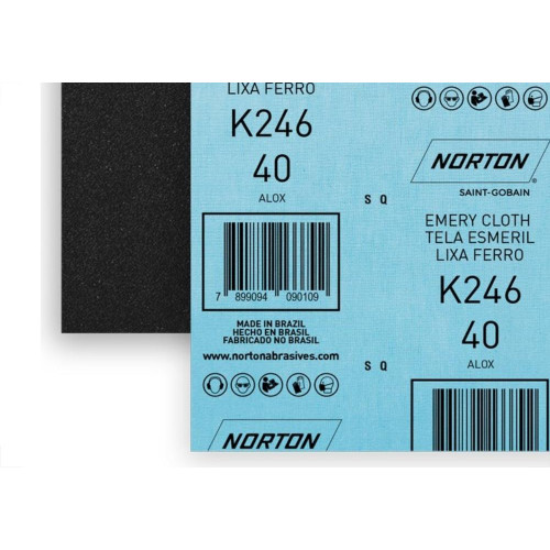 Lixa Ferro Norton 40 K246  - Kit C/25 