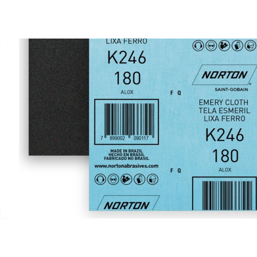 Lixa Ferro Norton 180 K246  - Kit C/25 