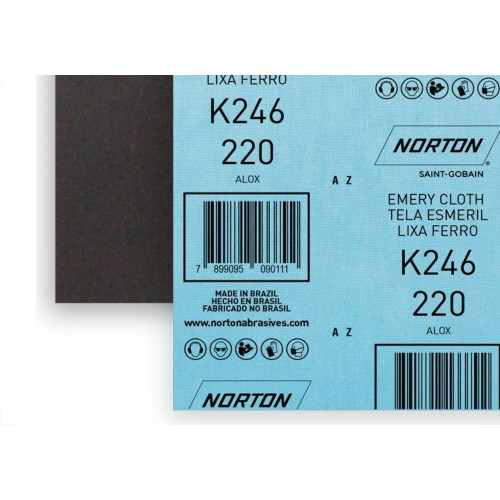 Lixa Ferro Norton 220 K246  - Kit C/25 