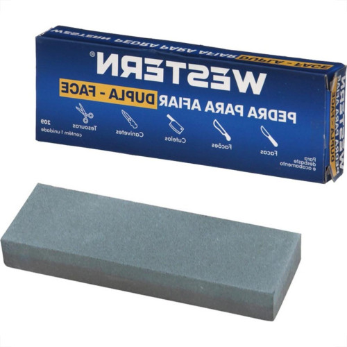 Pedra Afiar Western Dupla Face 15Cm 209