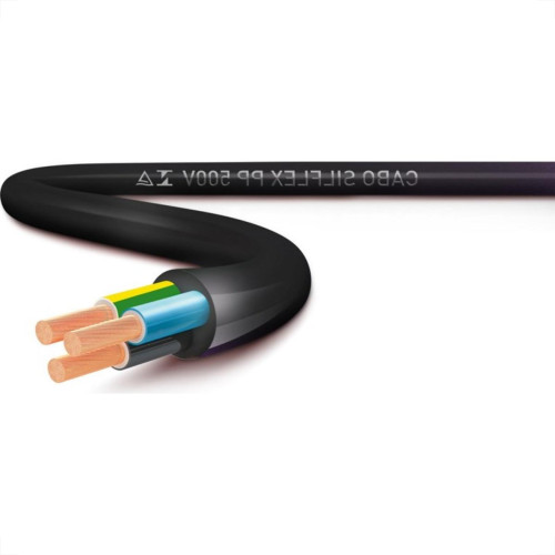 Fio Cabo Pp Sil 3X 1,50Mm 500V 100M 