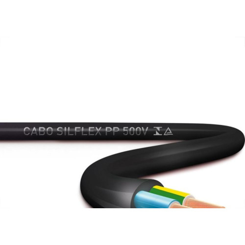 Fio Cabo Pp Sil 3X 1,50Mm 500V 100M 