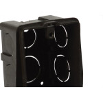 Caixinha Luz Plastica 4X2 Pial/Legrand Preta 689044 - Kit C/32 