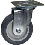 Rodizio Rodiline Base Giratorio 412Bp 4'' Cinza 412