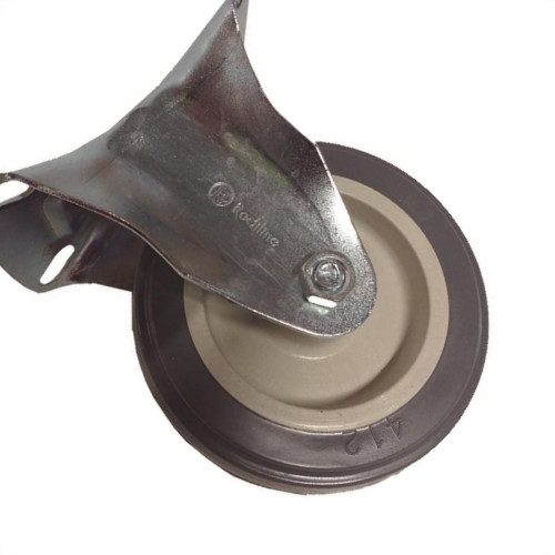 Rodizio Rodiline Base Fixa 412Bp 04''Cinza 451