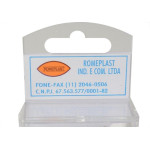Grampo Fixa Fio Romeplast 06Mm Branco Com 20 Pecas 