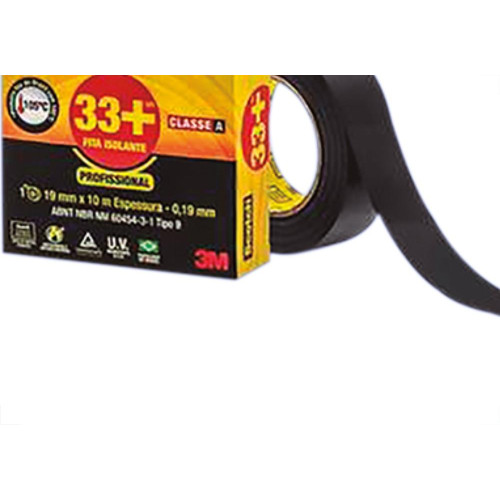 Fita Isolante 3M Scotch 33+ 10M X 19 Hb004162143