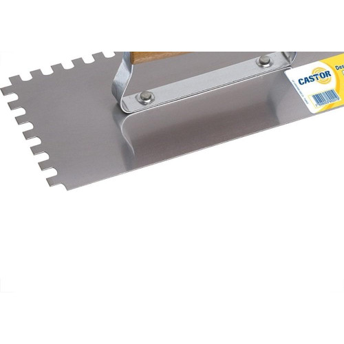 Desempenadeira Aco Castor Dentada 12X27Cm 221