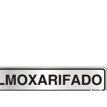 Placa Sinalizacao Aluminio 05X25 ''Almoxarifado'' 100Ag