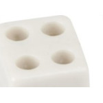 Conector Porcelana Sindal 06Mm 2 Bornes 000.0302.Pr.B - Kit C/12 